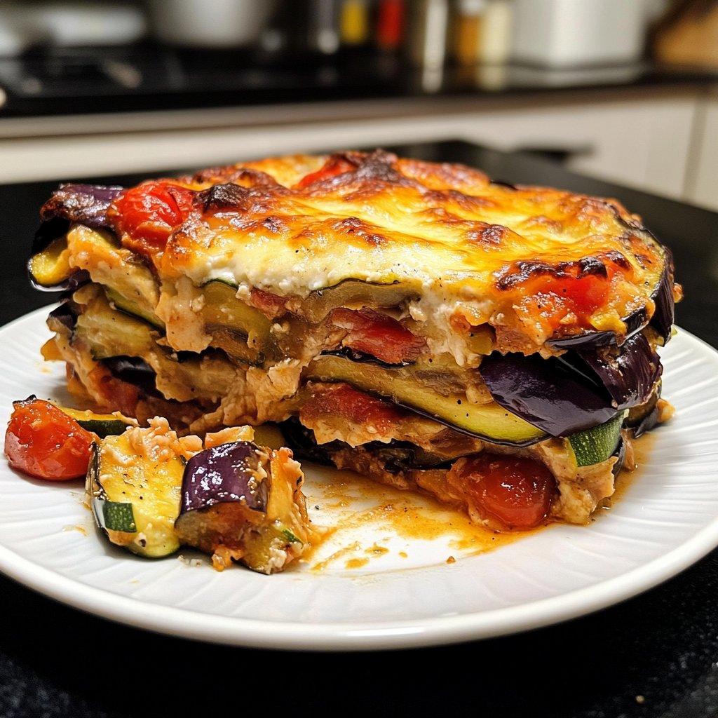 Gemüseauflauf mit Aubergine
