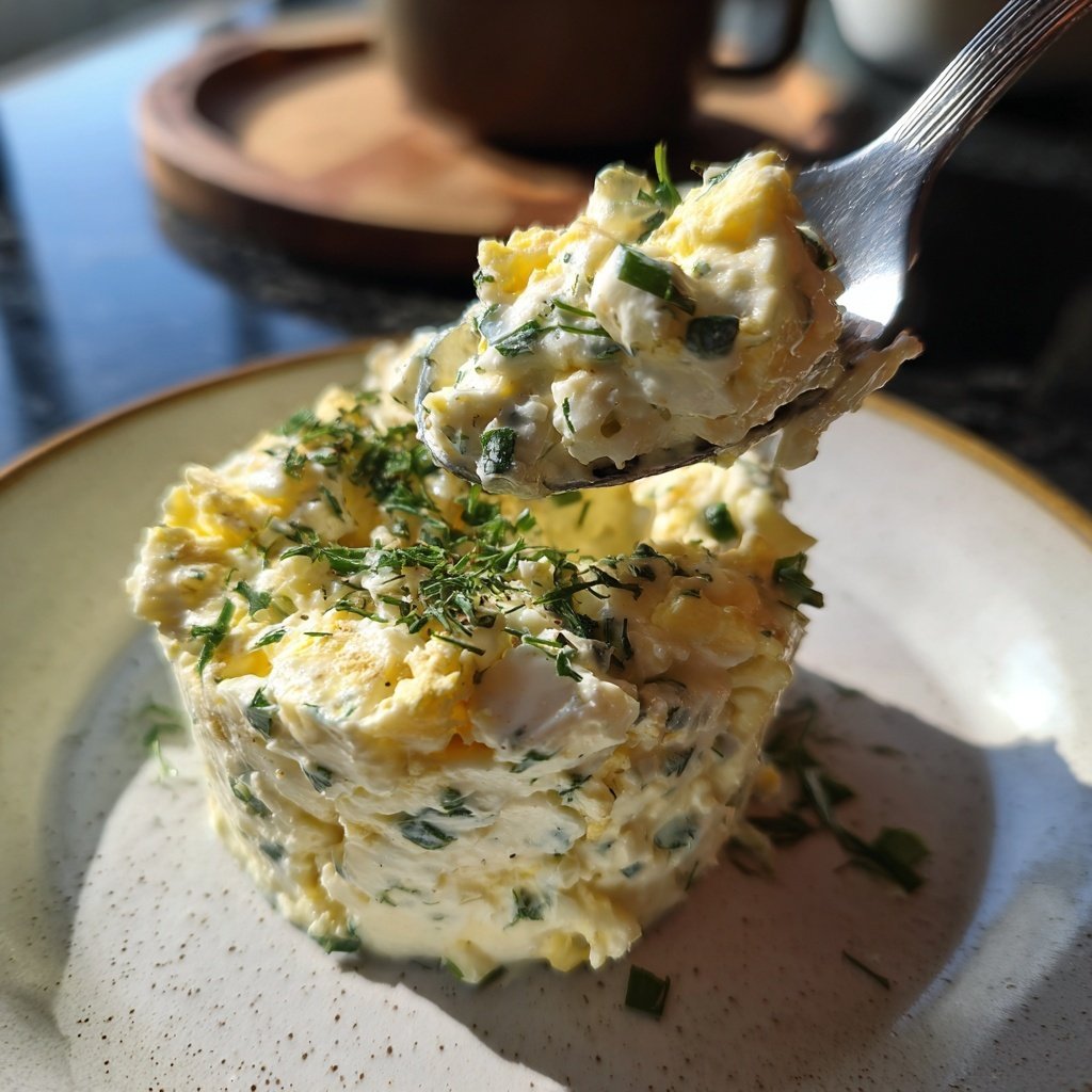 Schnell & Einfach 10-Minuten-Eiersalat mit Joghurt
