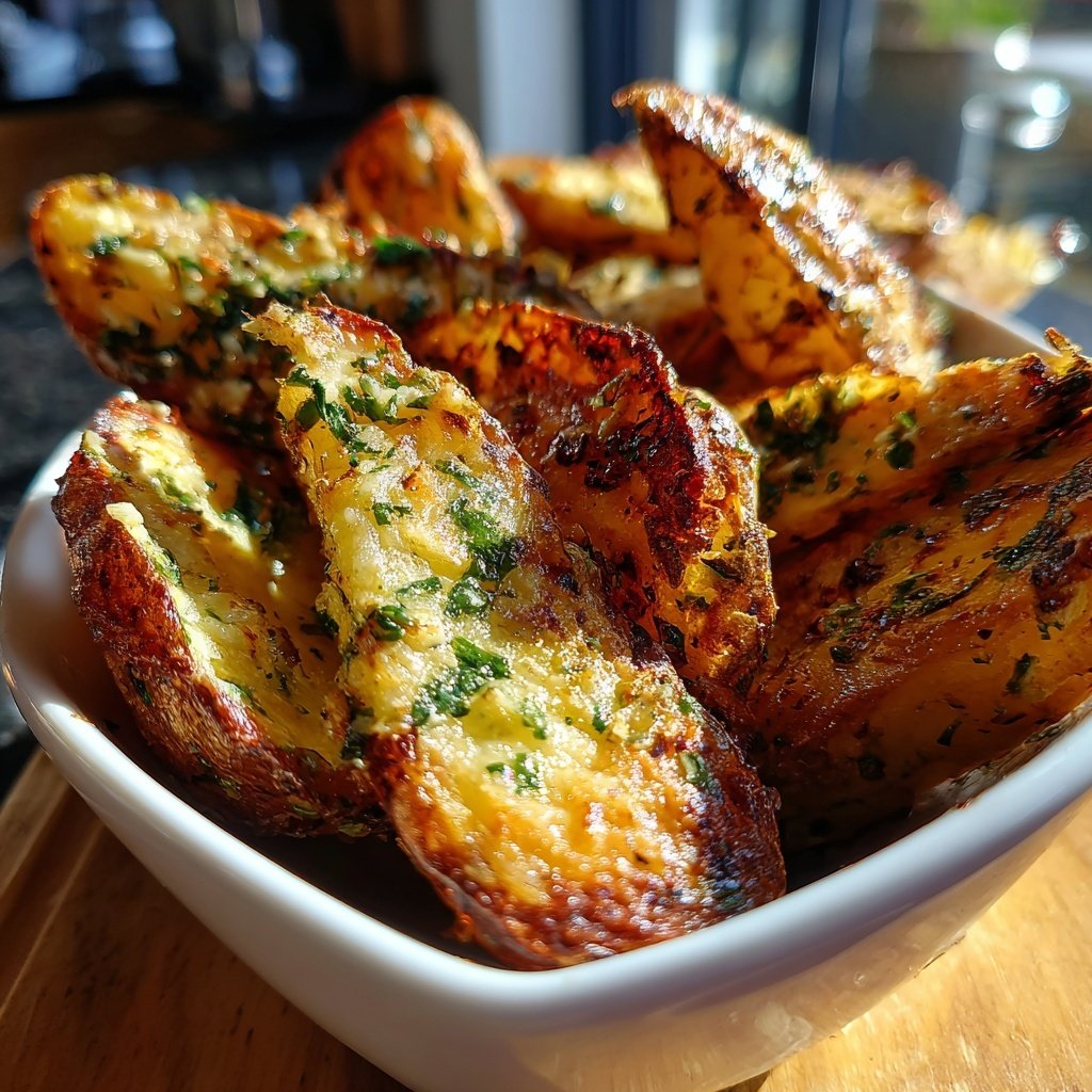 Ofenkartoffeln mit Knoblauch