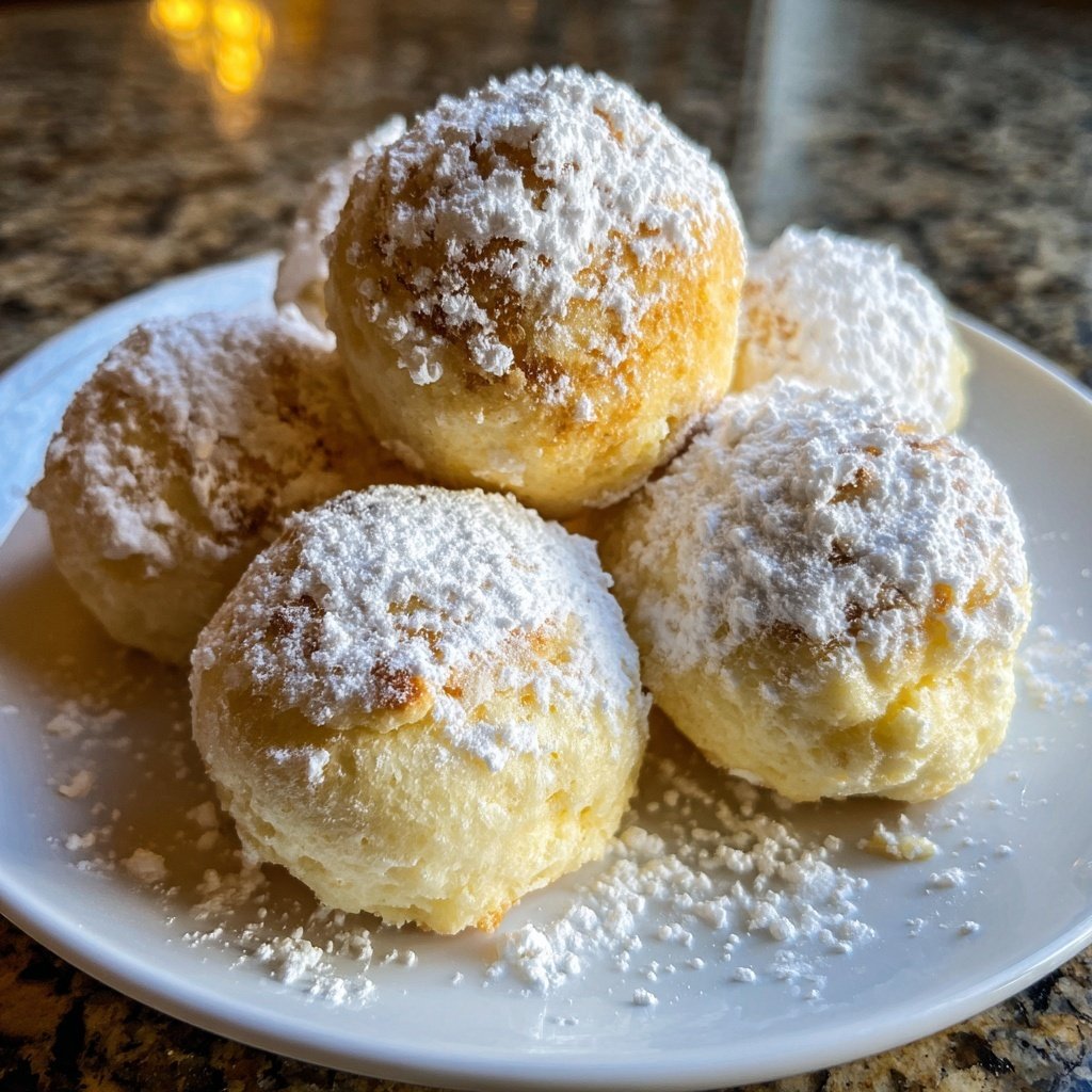 Quarkbällchen ohne Frittieren