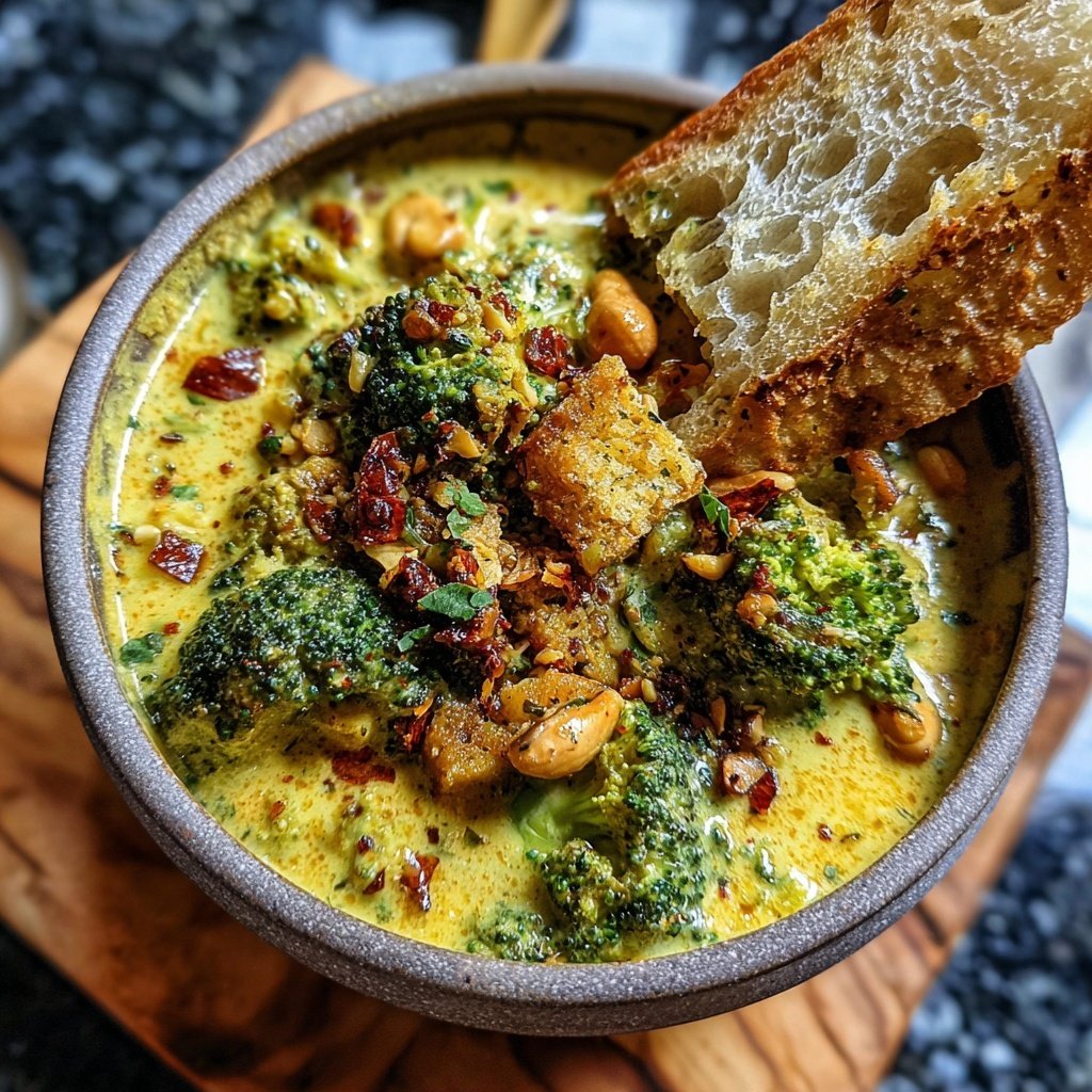 Curry mit Brokkoli und Erdnuss