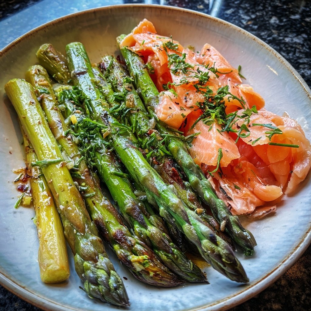 Grüner Spargel Mit Lachs