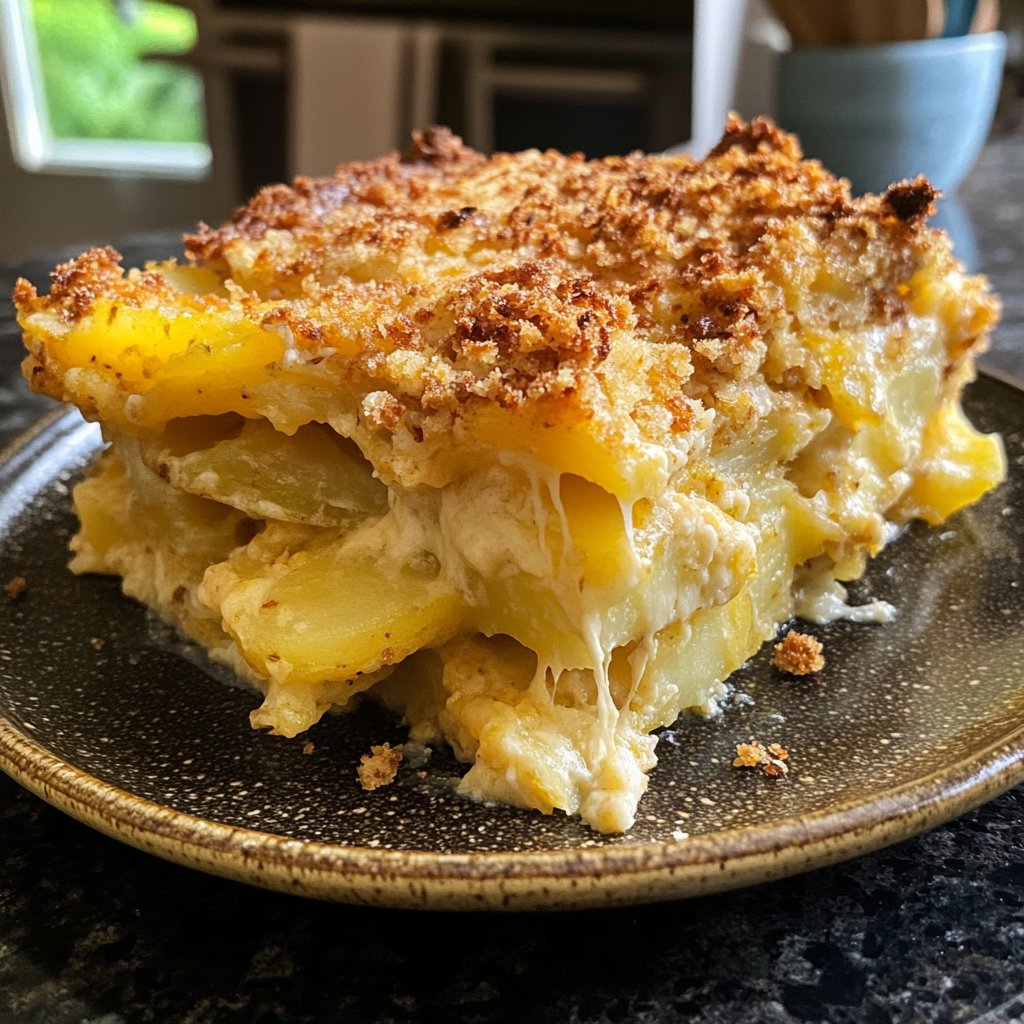 Kartoffelgratin mit Sahne