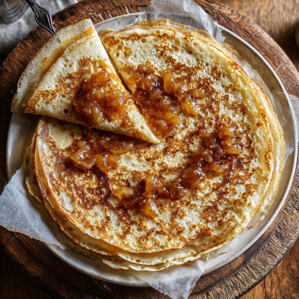 Pfannkuchen mit Apfelmark