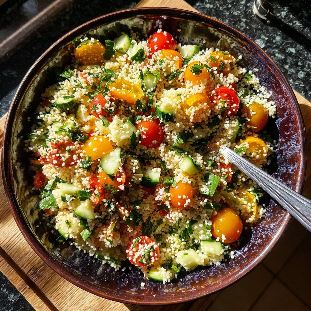 Salat Zum Grillen Mit Couscous