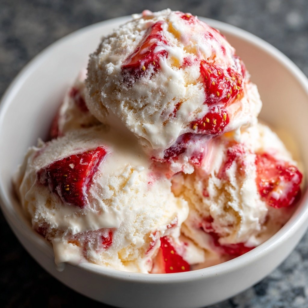 Eis Selber Machen Mit Erdbeeren