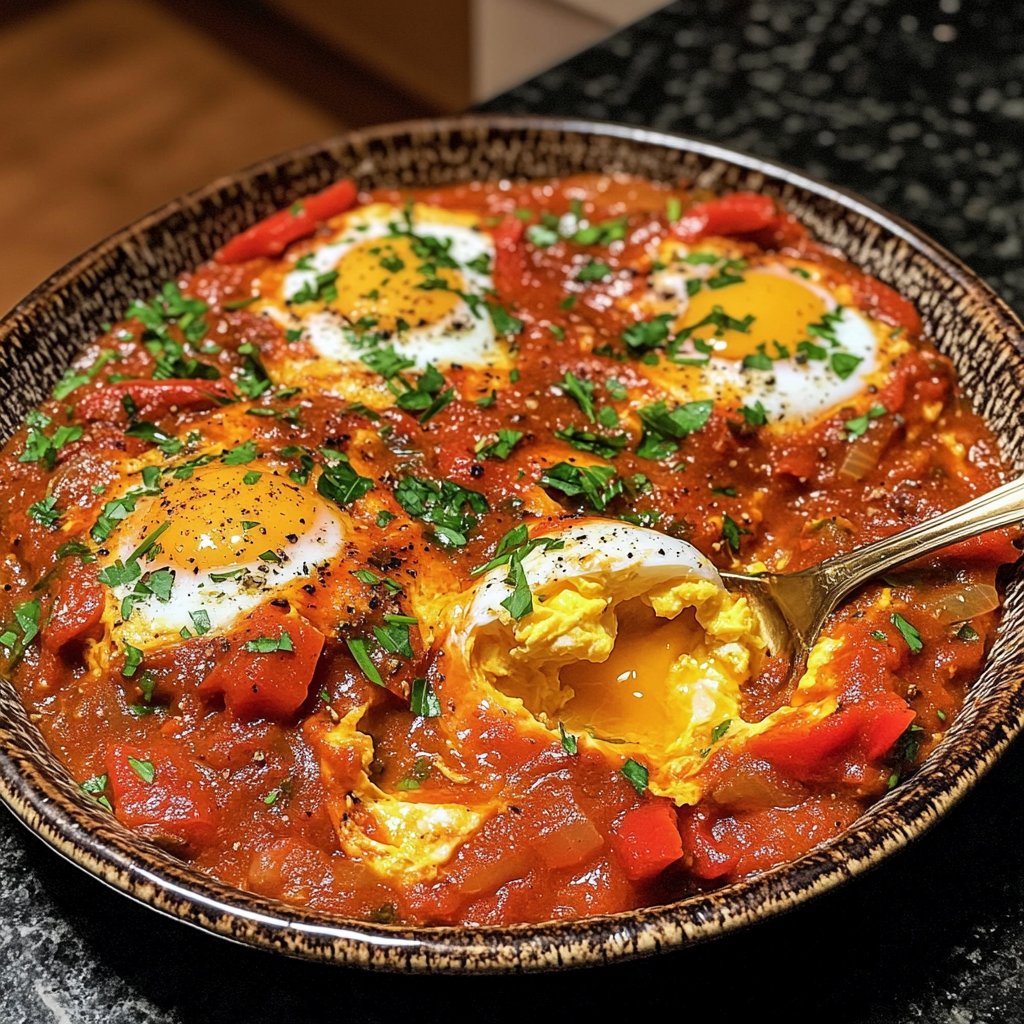 Shakshuka mit Knoblauch